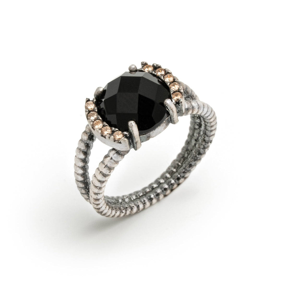 Anillo plata ónix
