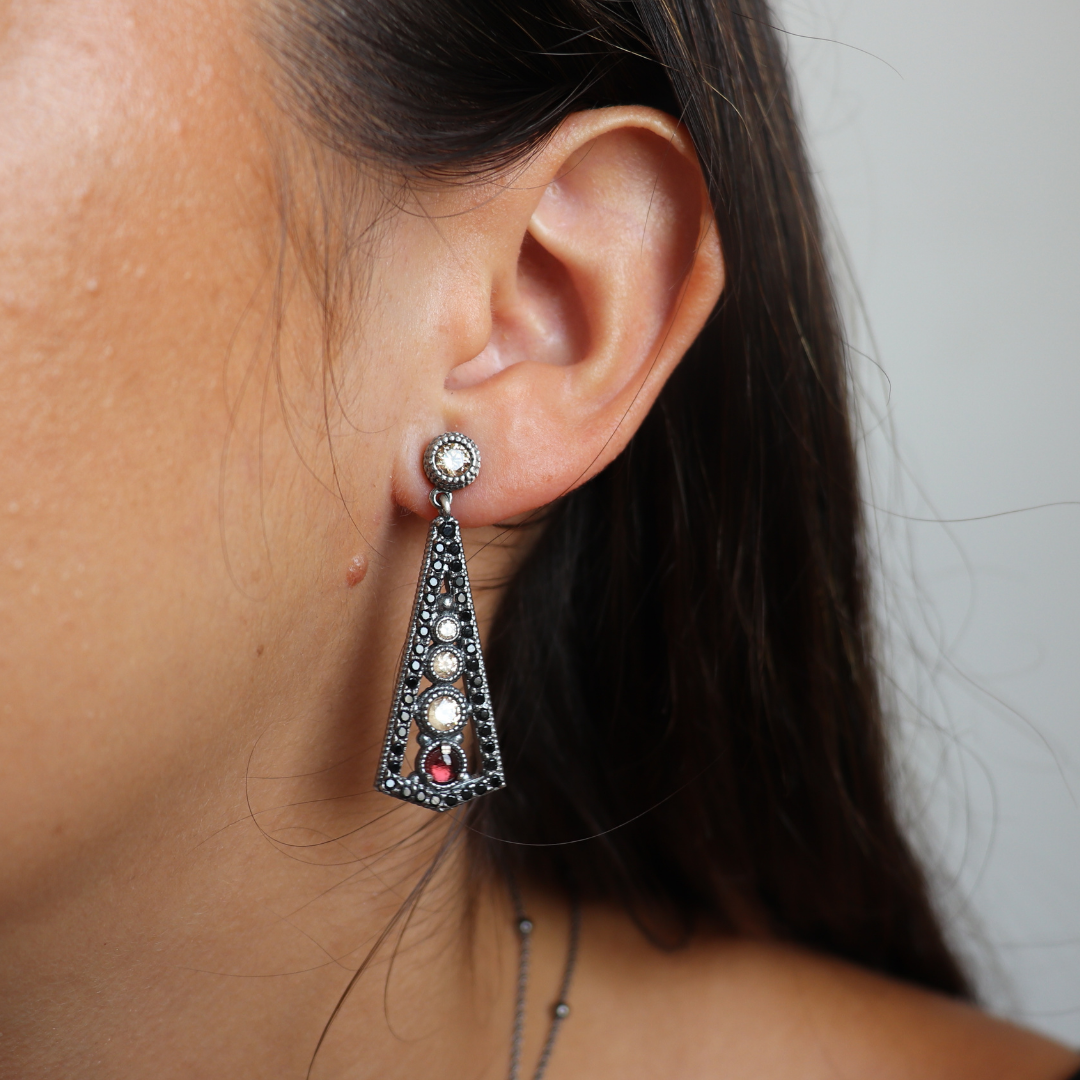 Pendientes Largos Plata