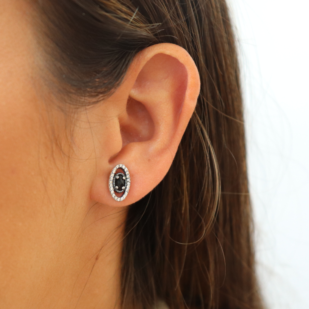 Pendientes Plata Orla Circonitas