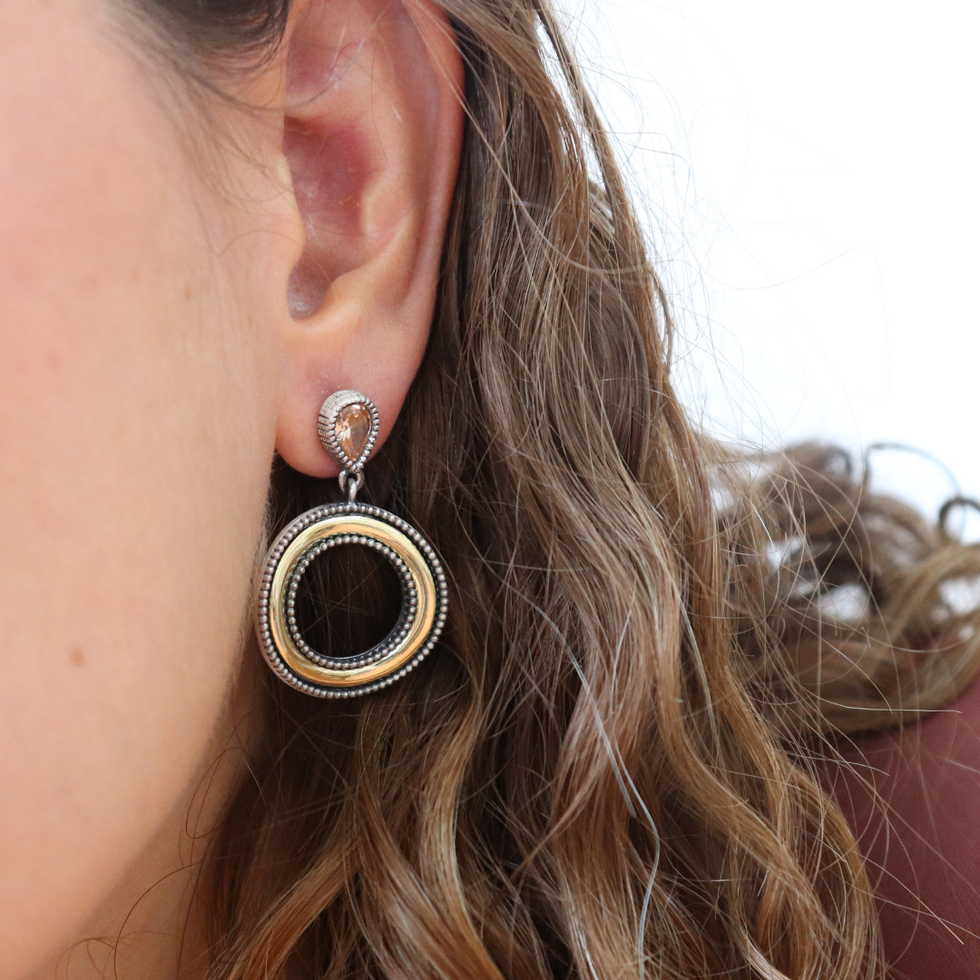 Pendientes Plata Aro Ondulado