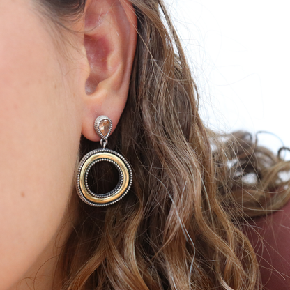 Pendientes Plata Aro Ondulado