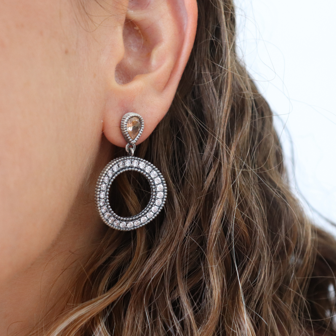 Pendientes Plata Aro Ondulado