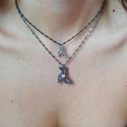 Colgante Plata Pajarita Pequeña