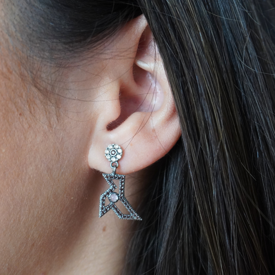 Pendientes Plata Pajarita