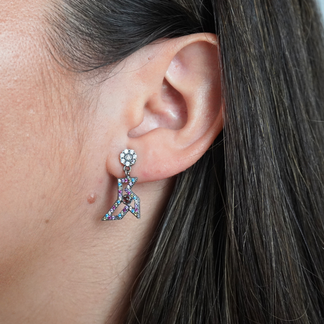 Pendientes Plata Pajarita