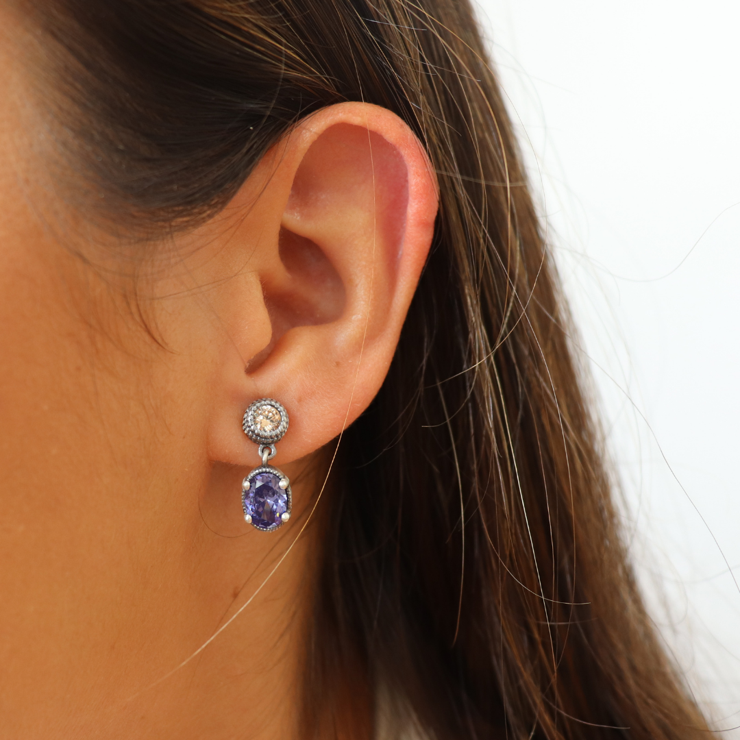 Pendientes Plata Circonita