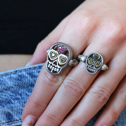 Anillo Plata Calavera