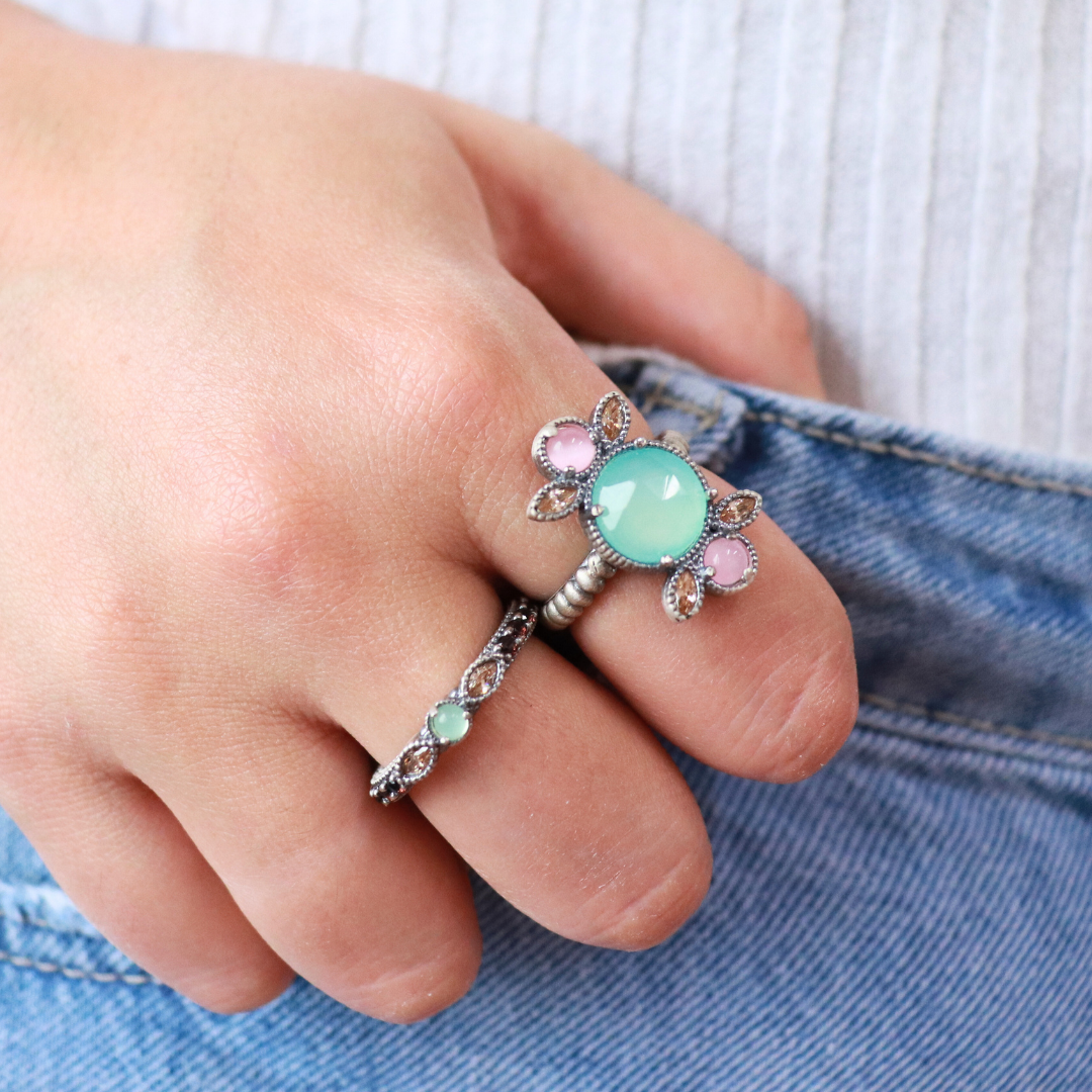 Anillo Plata Navettes