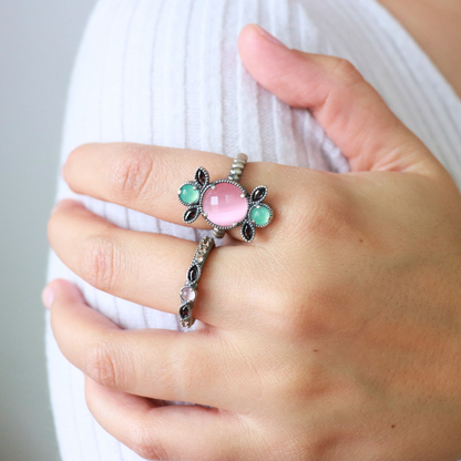 Anillo Plata Navettes
