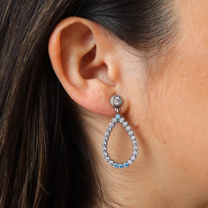 Pendientes Plata Gota Grande