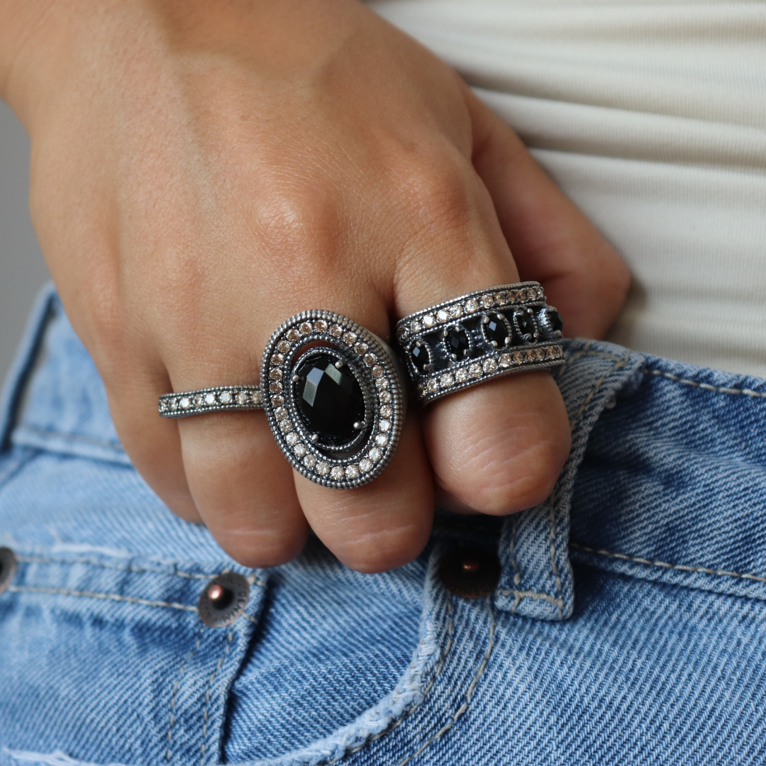 Anillo Plata Ondulado