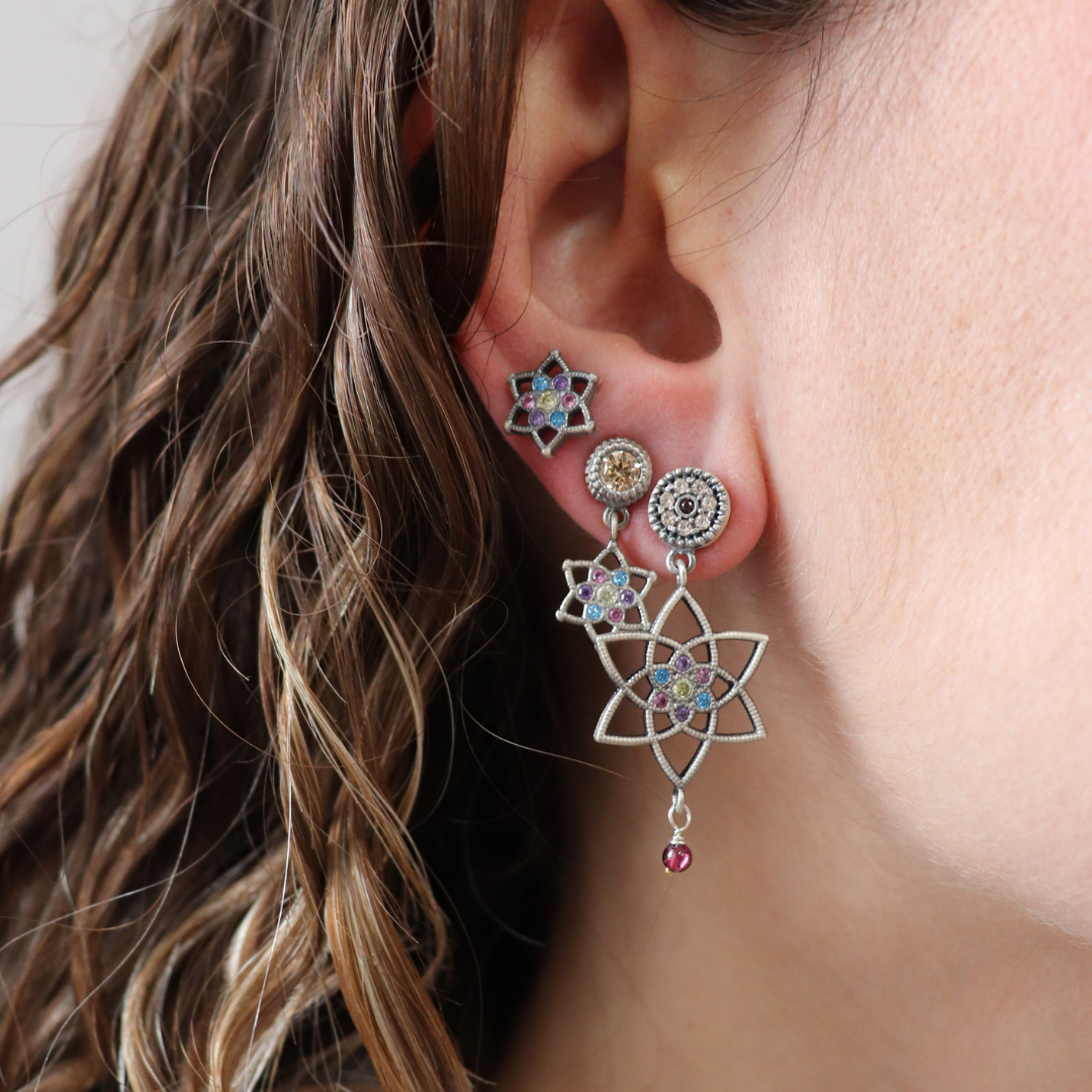 Pendientes Plata Estrella