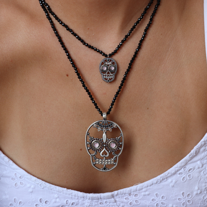 Colgante Calavera Plata