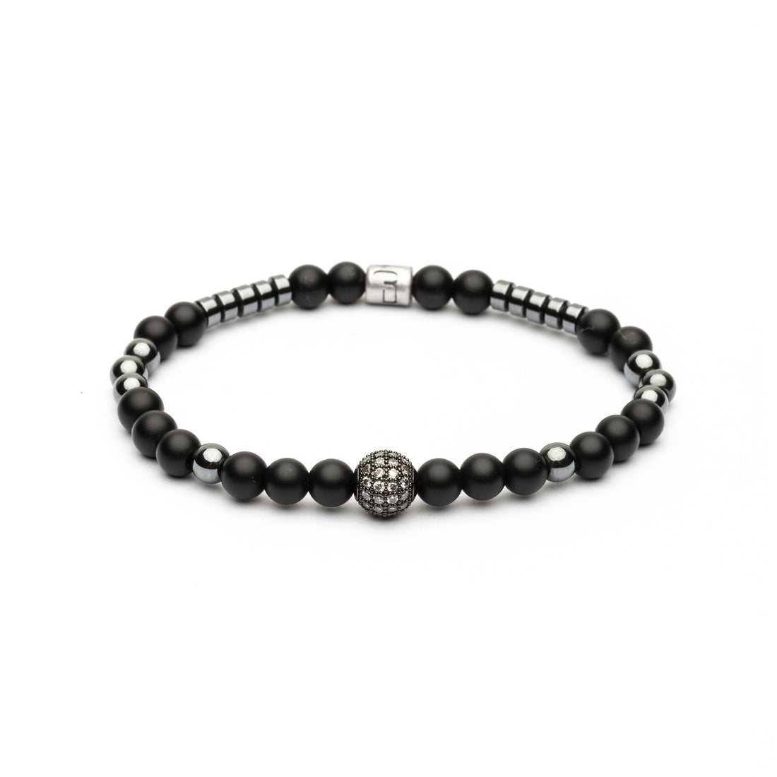 Pulsera Elástica Bolas Plata