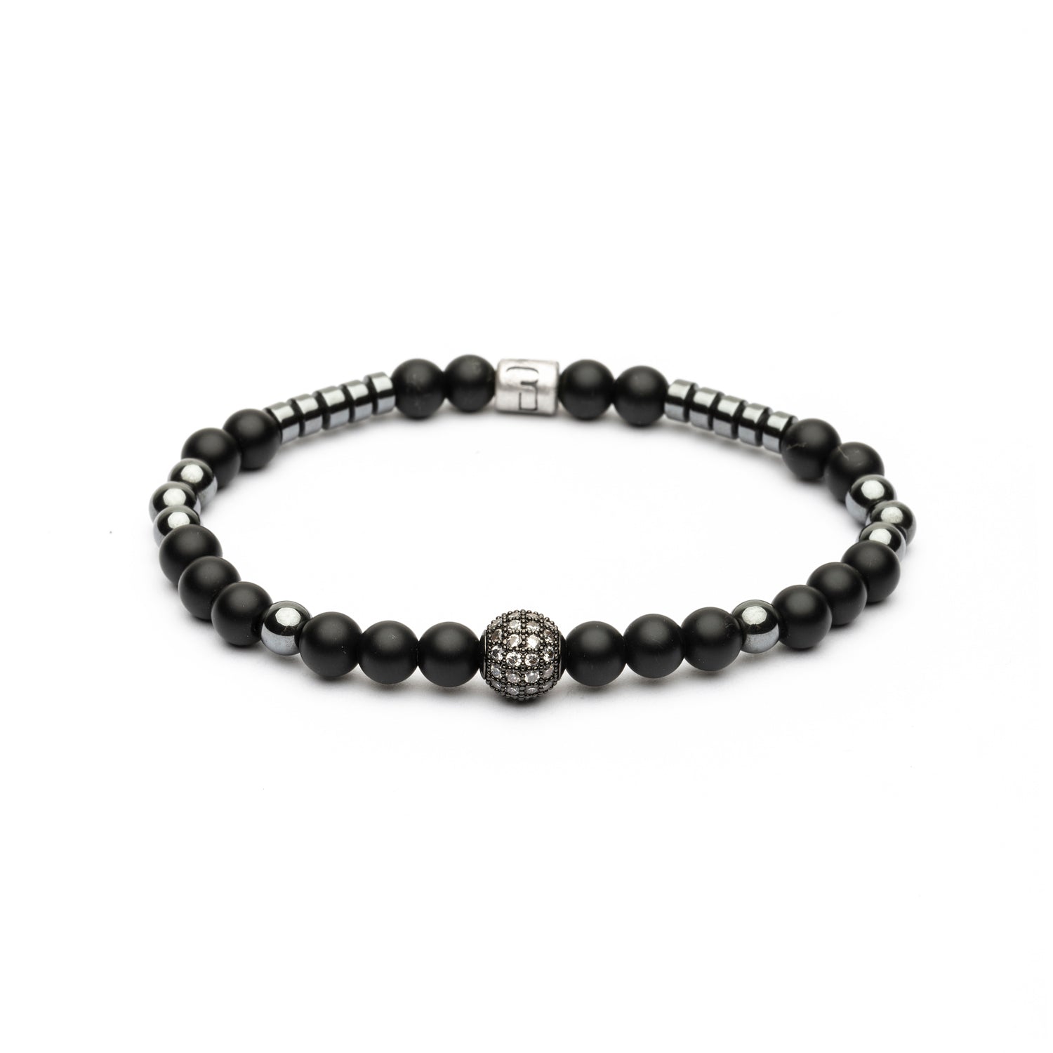 Pulsera Elástica Bolas Plata
