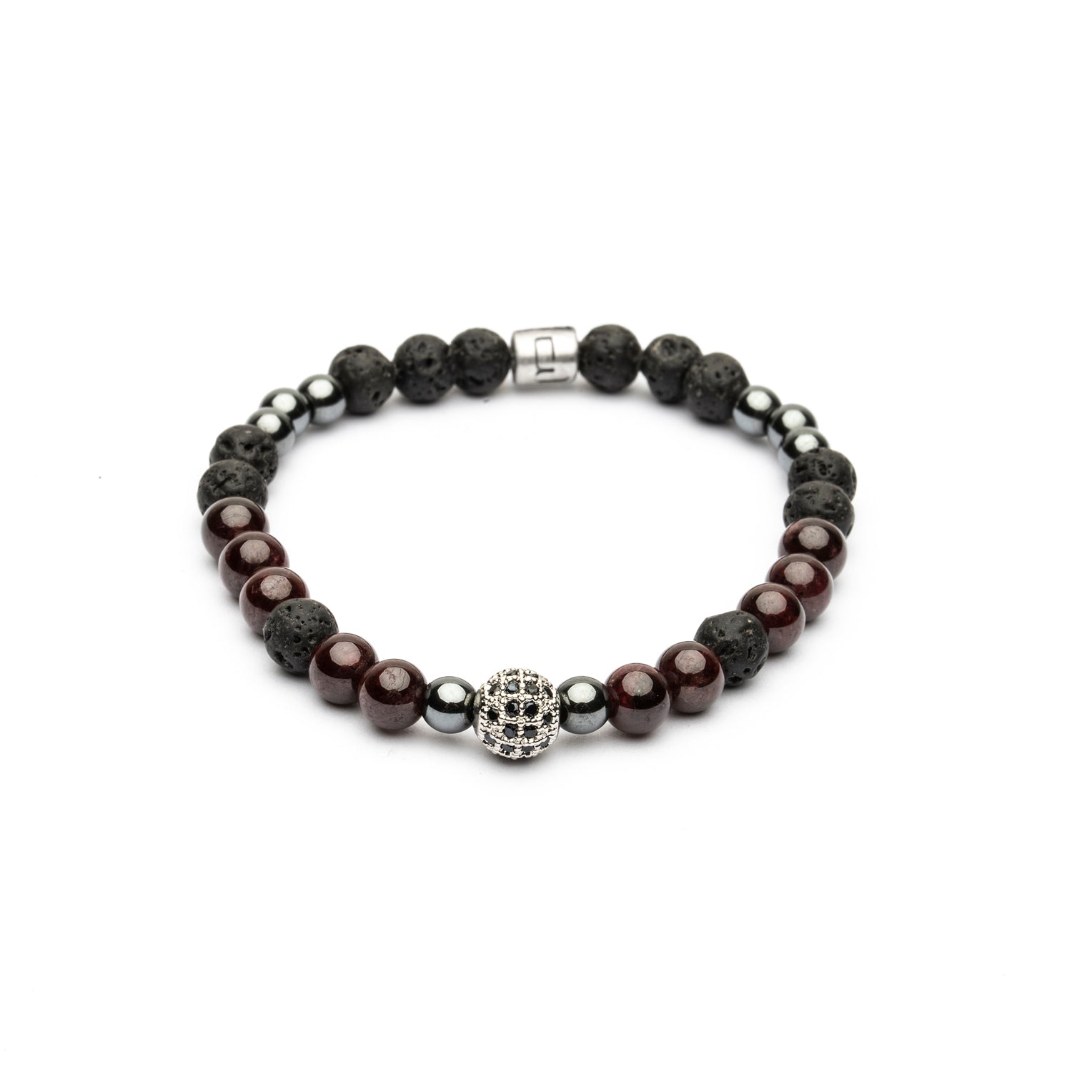 Pulsera Elástica Bolas Plata