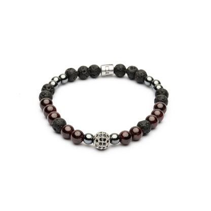 Pulsera Elástica Bolas Plata