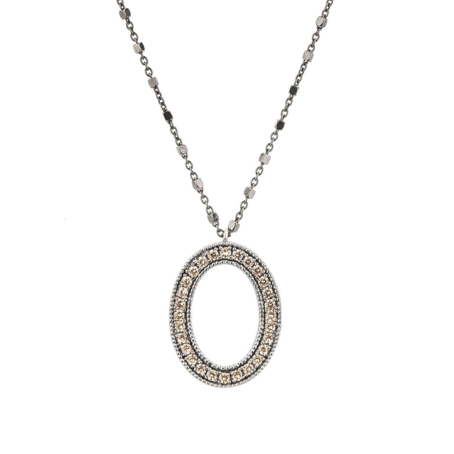 Colgante Plata Aro Ondulado