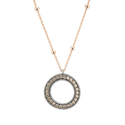 Colgante Plata Aro Ondulado