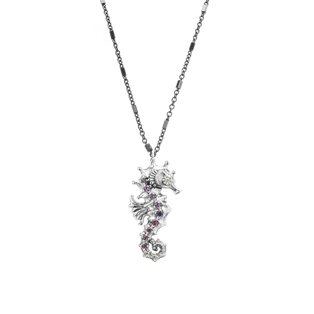 Silver Seahorse Pendant