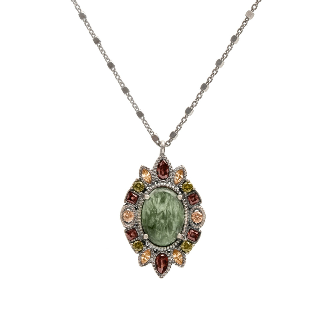 Colgante plata seraphinite