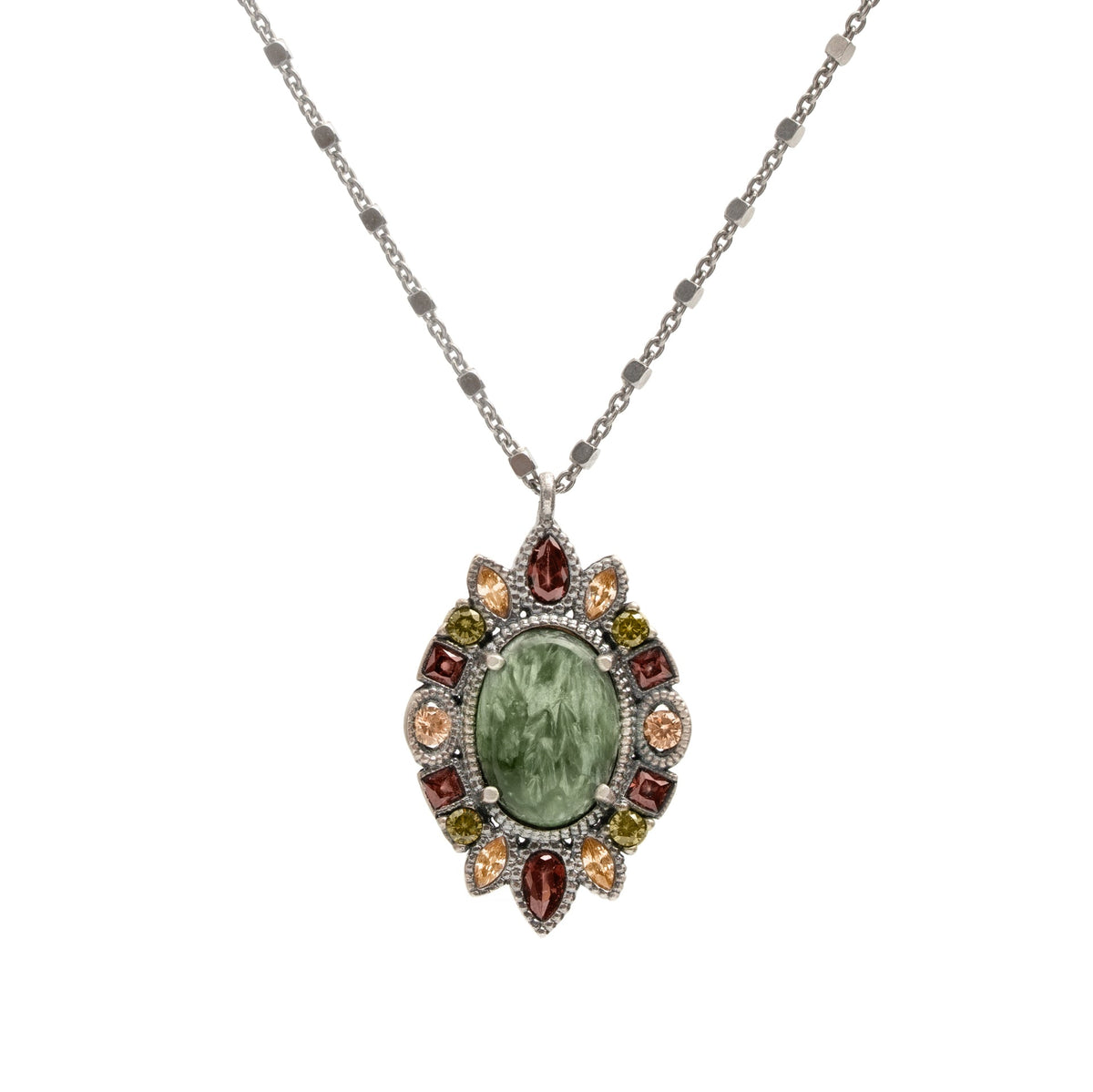 Colgante plata seraphinite