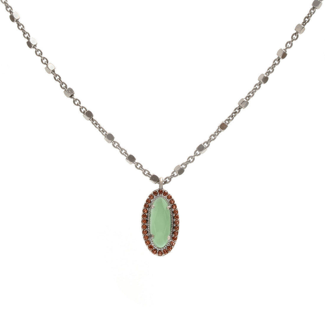 Colgante plata peq calcedonia