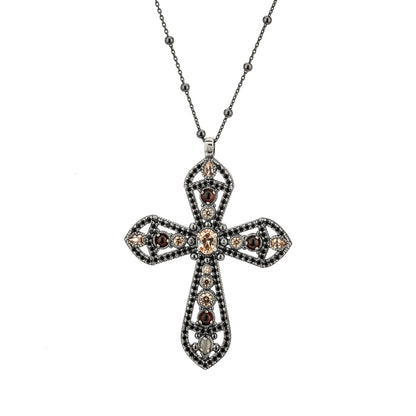 Colgante Grande Cruz Plata