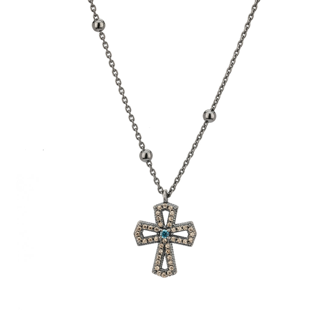 Colgante Cruz Mini Plata