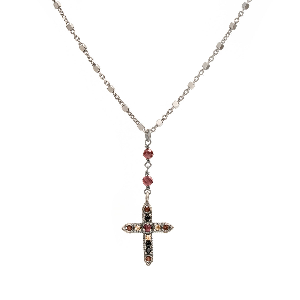 Colgante Cruz pequeña plata