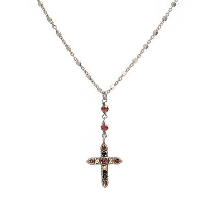 Colgante Cruz pequeña plata