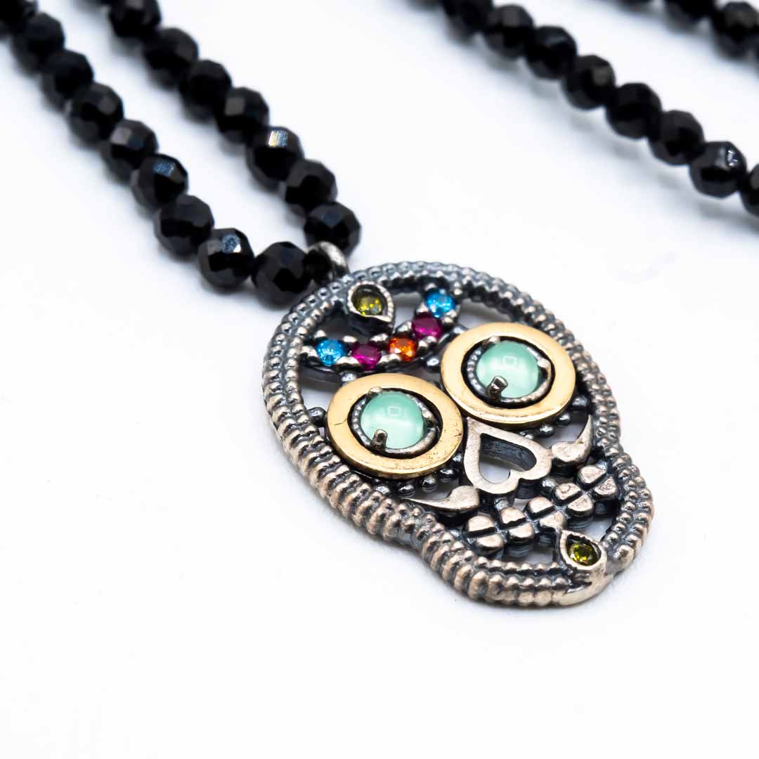 Colgante Calavera Plata