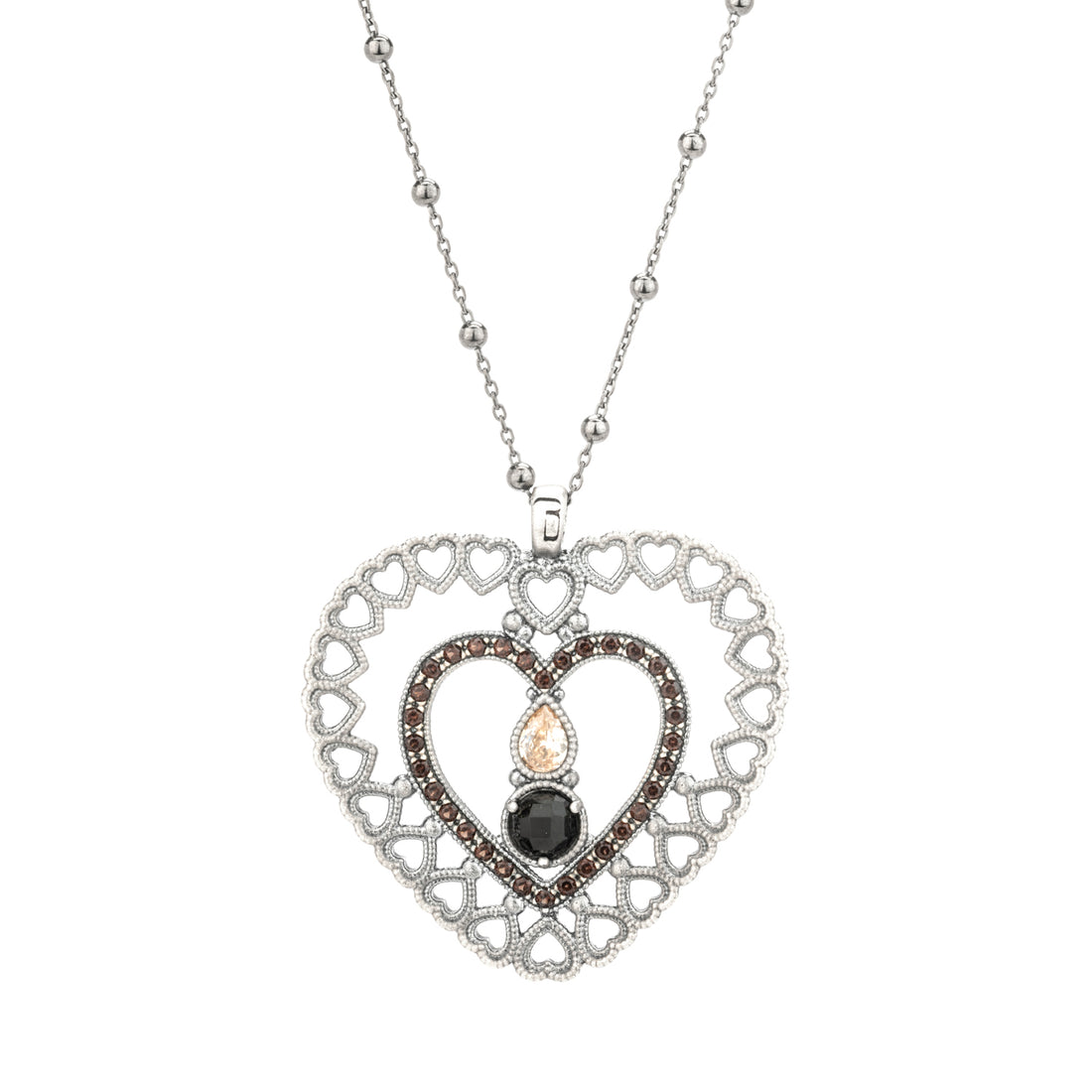 Colgante Plata Grande Corazón