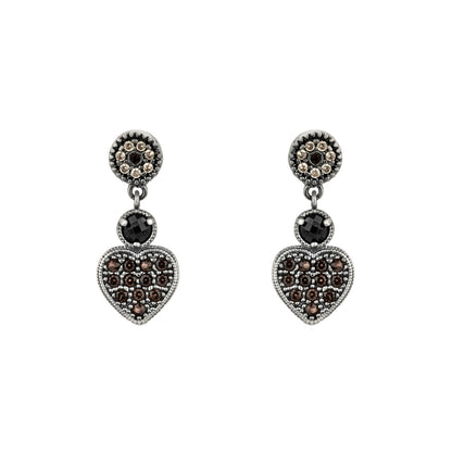 Silver Heart Earrings