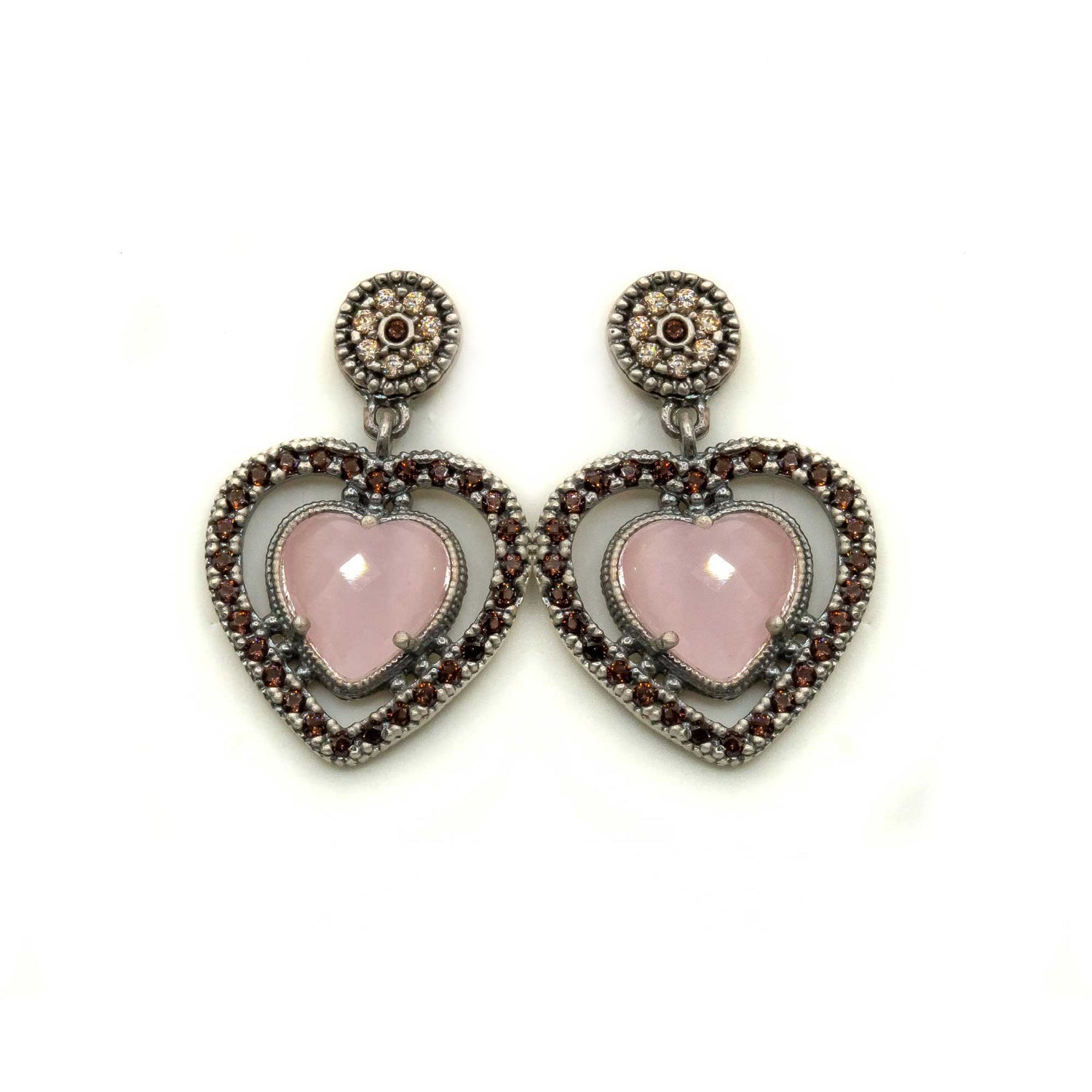 Pendientes Plata Corazón