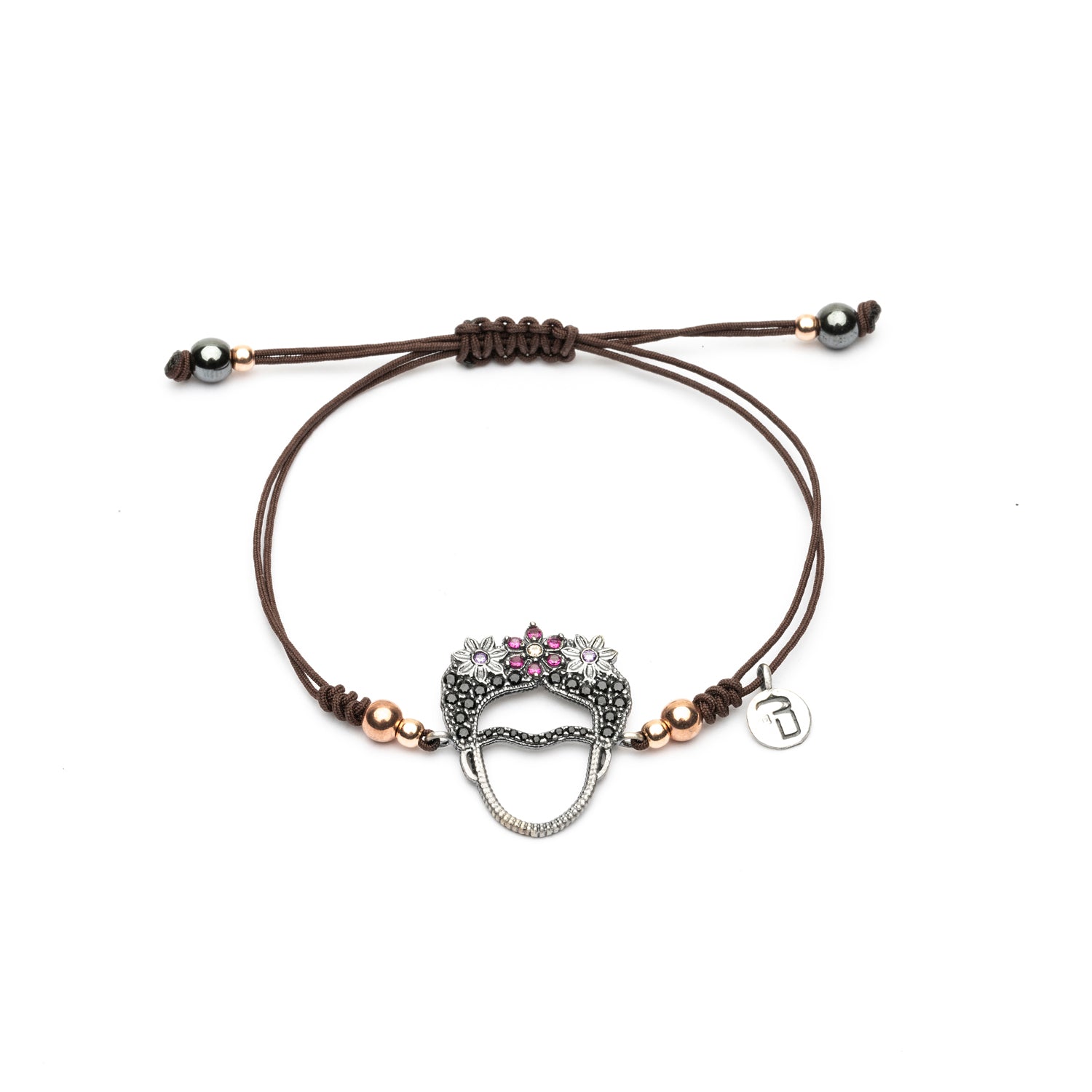 Pulsera Frida Plata Macramé