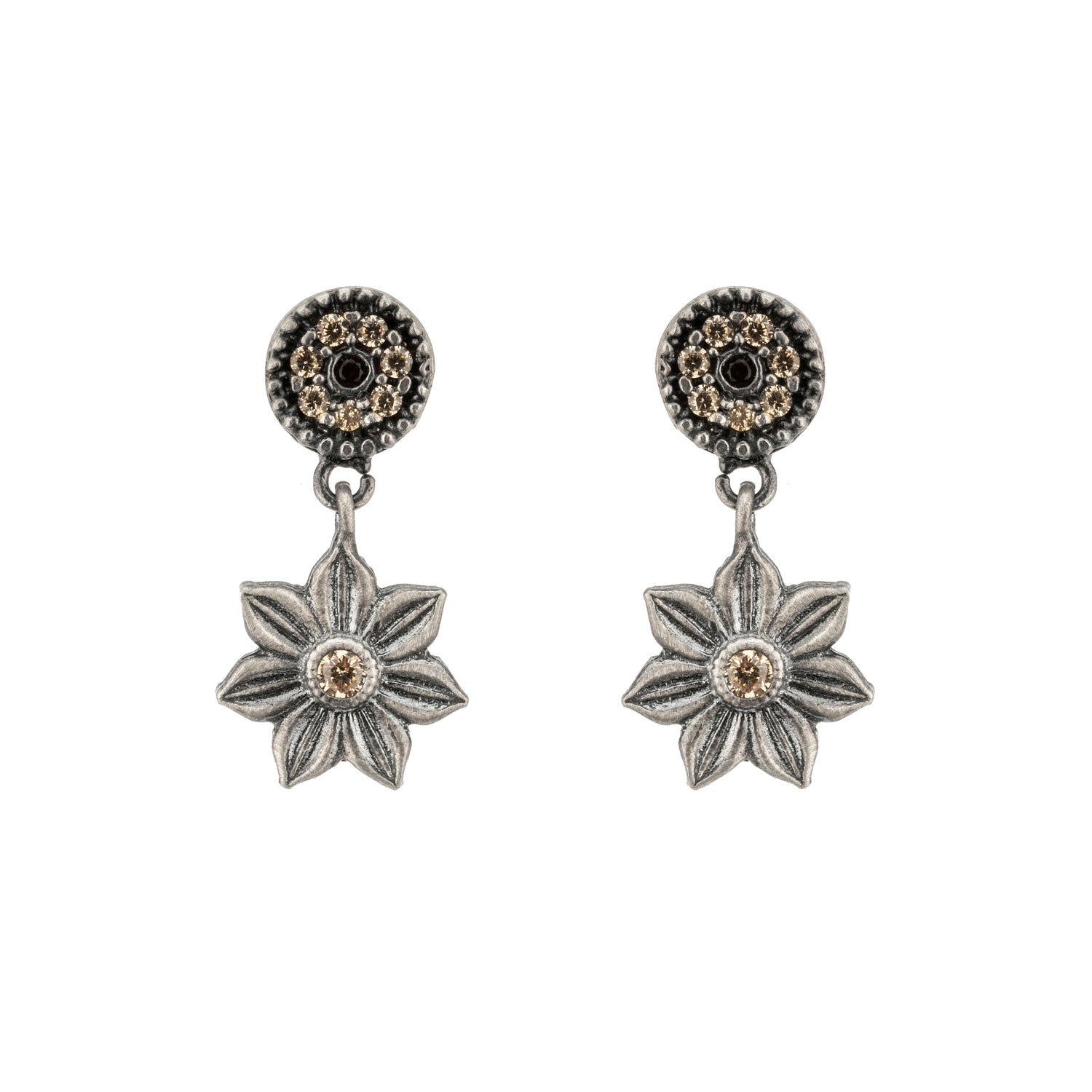 Pendientes Plata Flor Frida