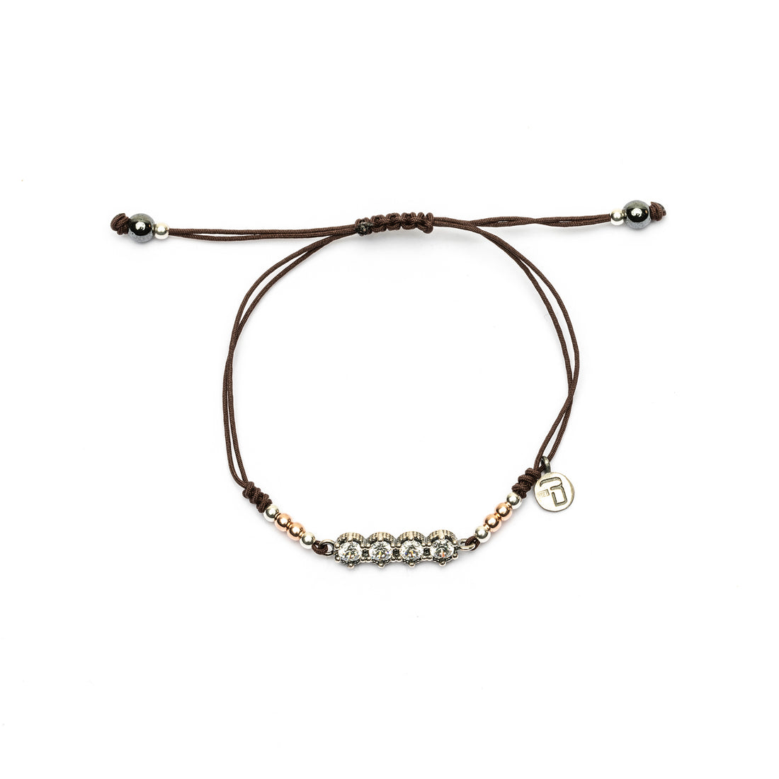 Pulsera macramé circonitas