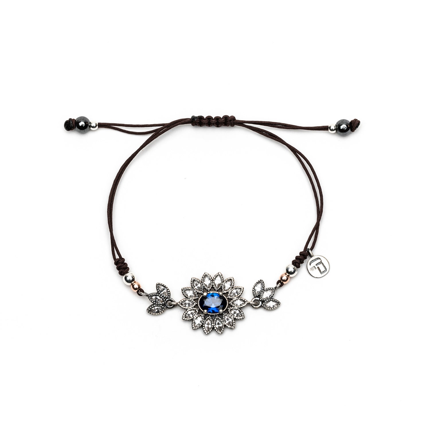 Pulsera macramé flor