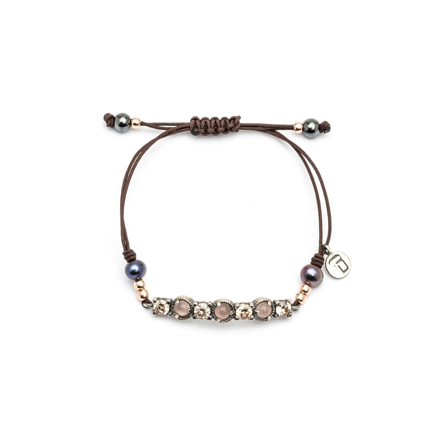 Pulsera Macramé Plata