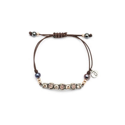 Pulsera Macramé Plata