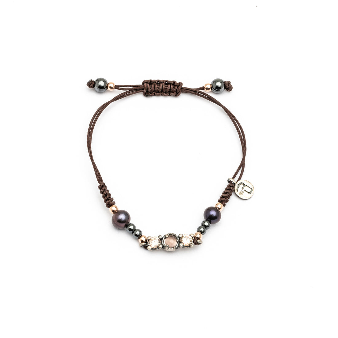 Pulsera Macramé Plata