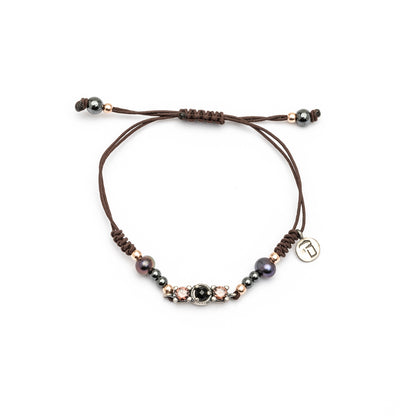 Pulsera Macramé Plata