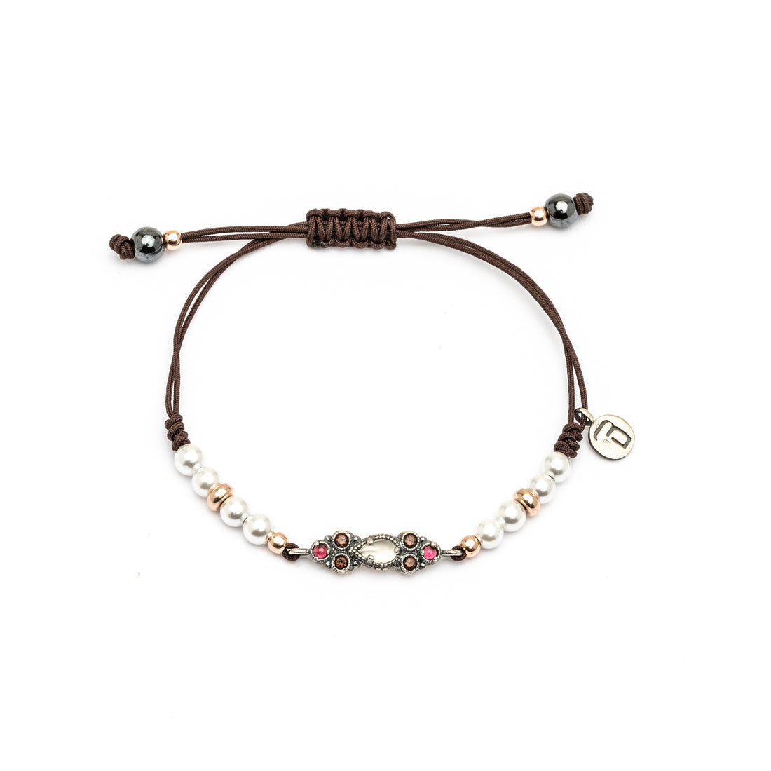 Pulsera Macramé Plata