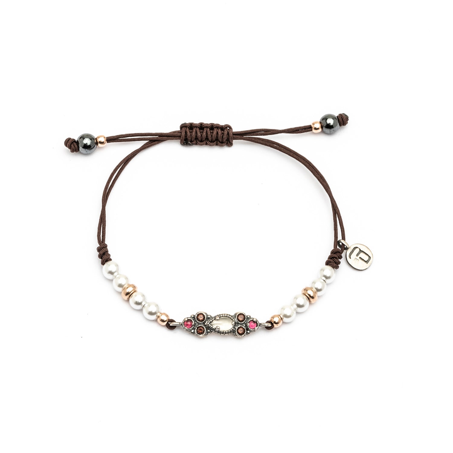 Pulsera Macramé Plata