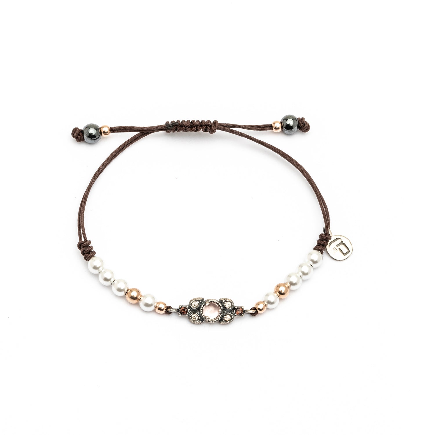 Pulsera Macramé Plata