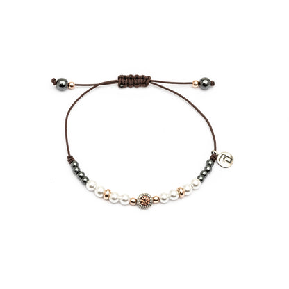 Pulsera Macramé Plata