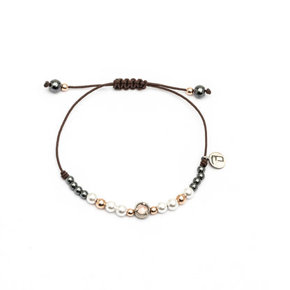 Pulsera Macramé Plata