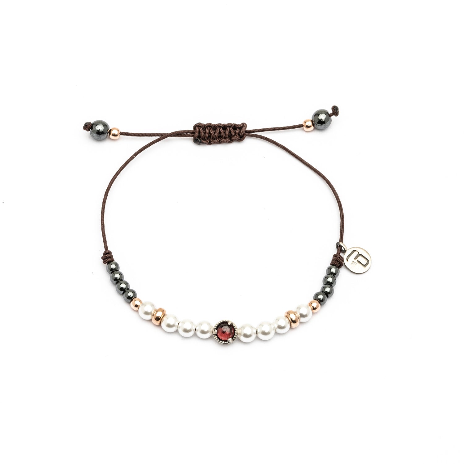 Pulsera Macramé Plata