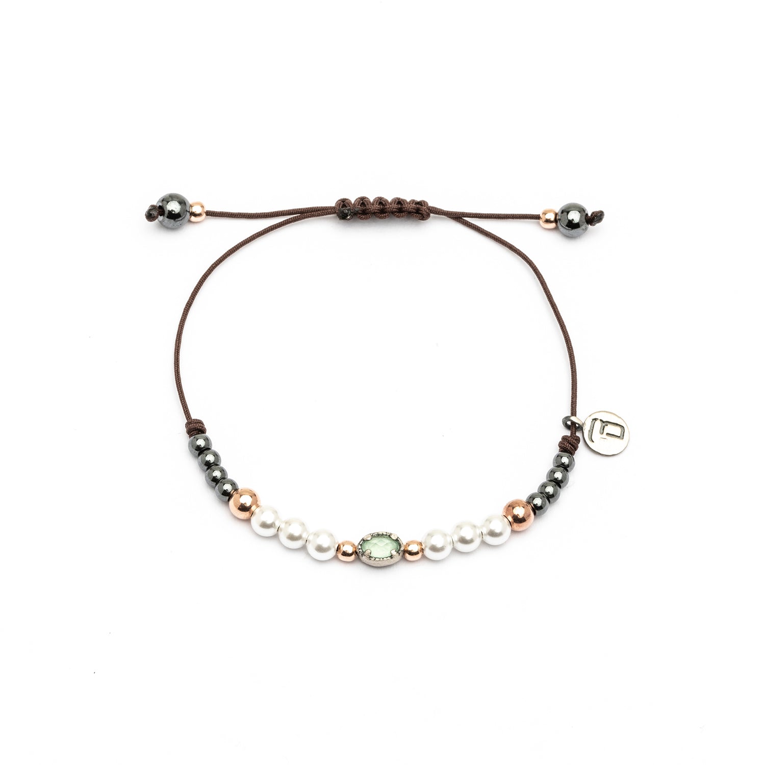 Pulsera Macramé Plata